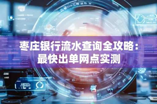 枣庄银行流水查询全攻略:最快出单网点实测