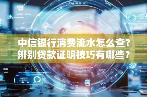 中信银行消费流水怎么查？辨别贷款证明技巧有哪些？